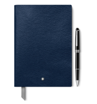 Coffret composé d’un rollerball Meisterstück Classique platiné et d’un Carnet #146 bleu