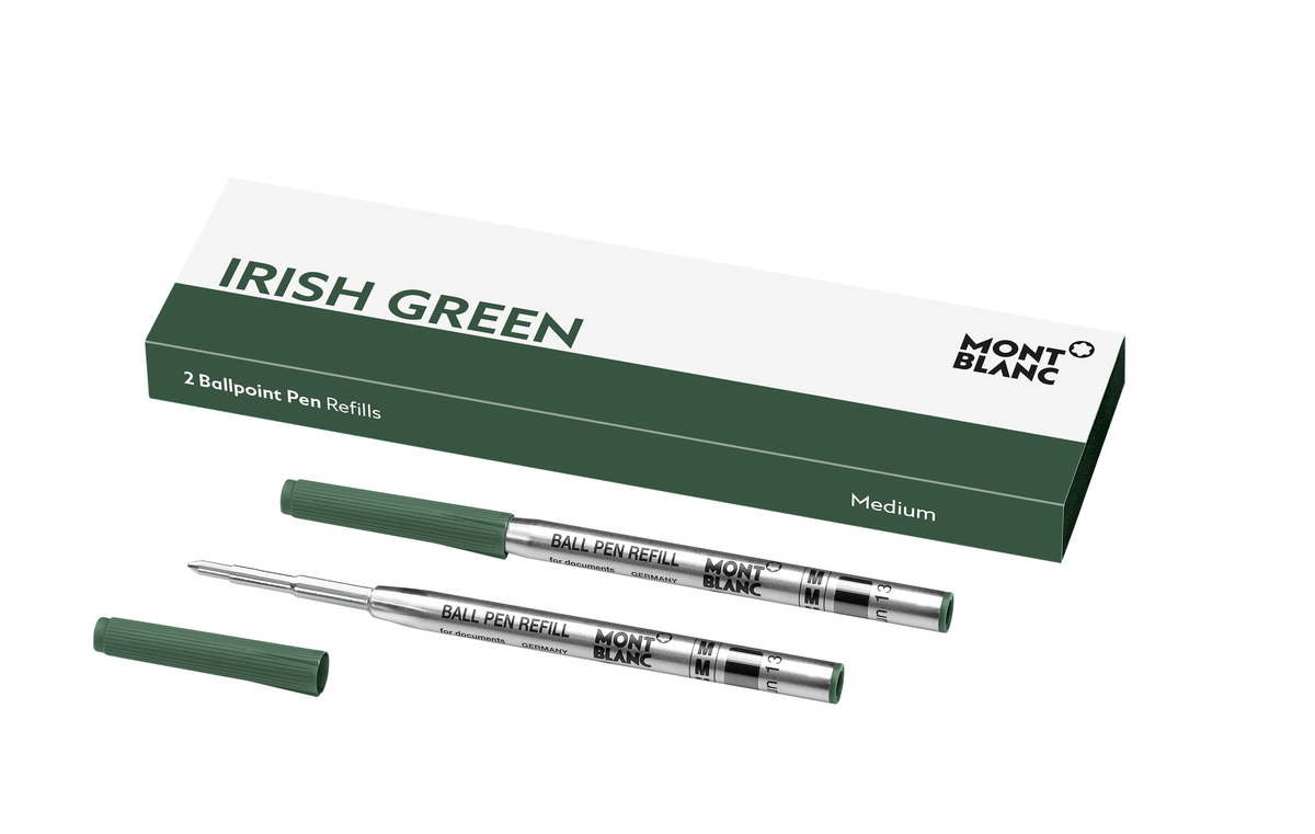 2x Recharges pour Stylo Bille, Irish Green