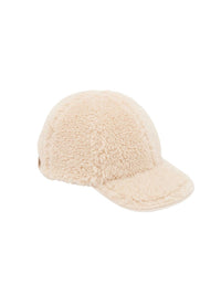OK PORTE_Casquette à logo Chloé en laine - Soft Beige