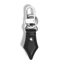 Porte-Clés Plume en Cuir Grainé
