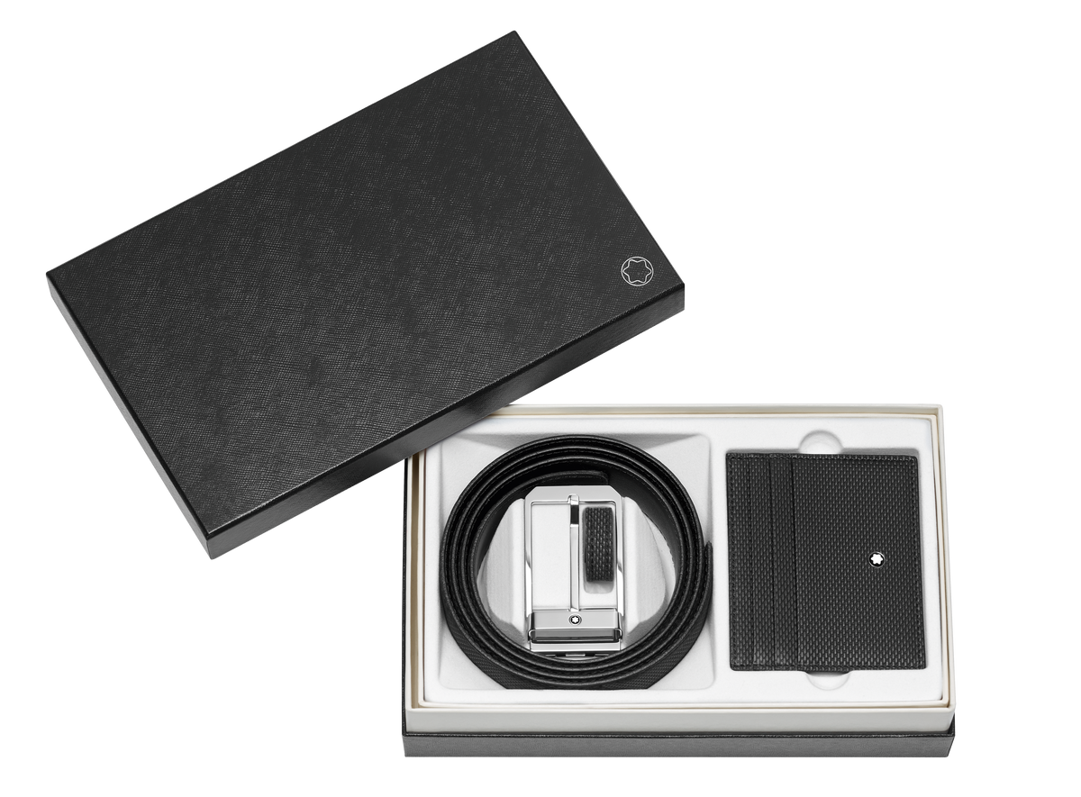 Coffret cadeau ceinture et porte-cartes 6cc