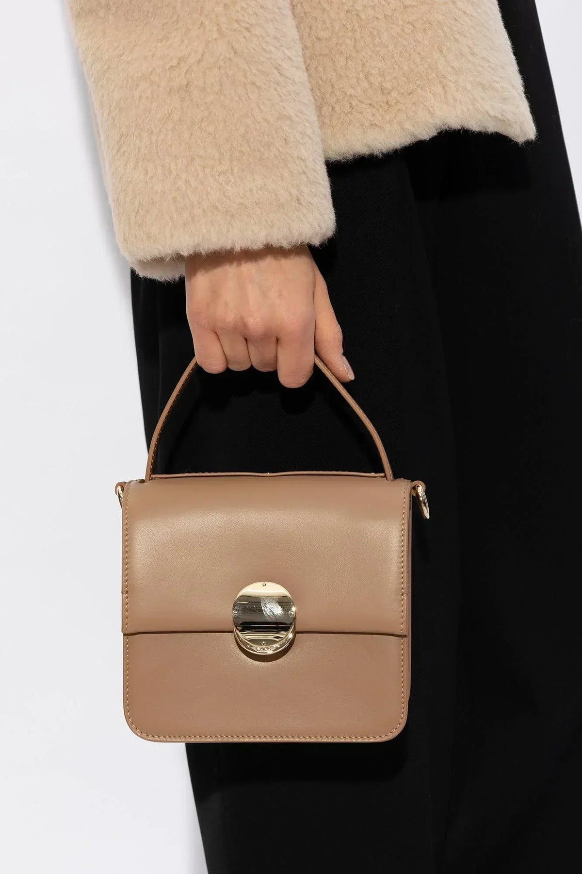 NO PORTE_Desert Beige SMALL TOP HAN - Desert Beige