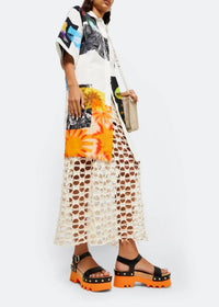 OK PORTE_Sandales Owena 50 en cuir - Cloudy White
