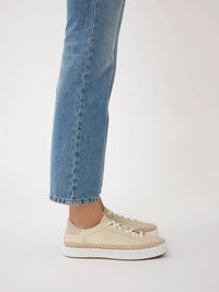 OK PORTE_Sneakers Telma en cuir nappa doux - Delicate Nude