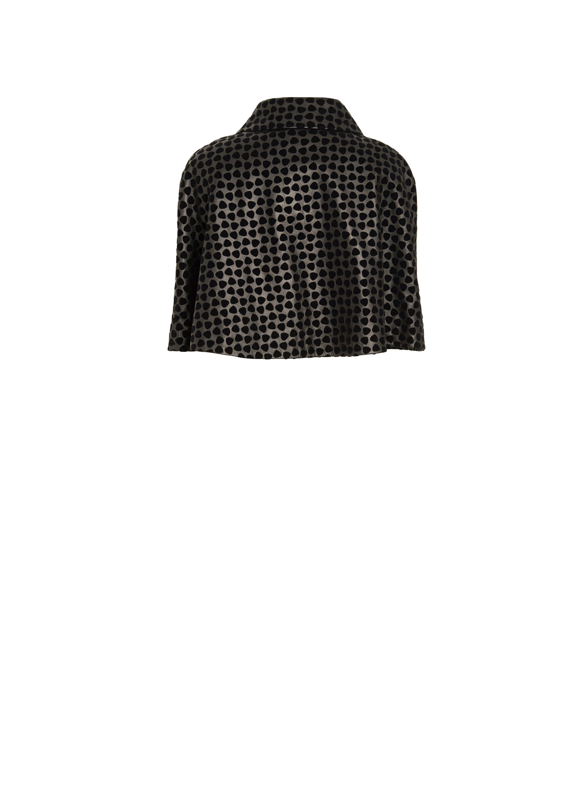 Cape Dalmatien en cuir - Noir