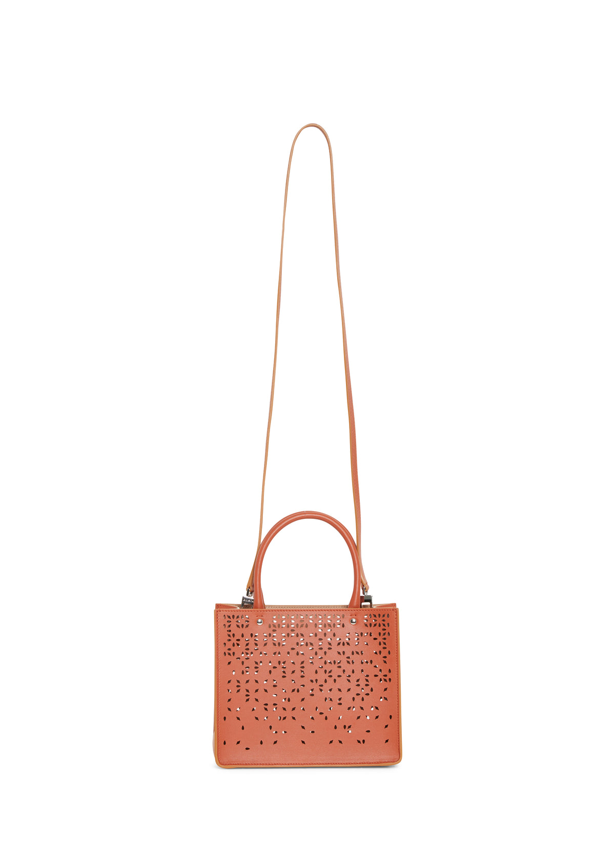 Garance Fiori Gonna bag in leather - Rust