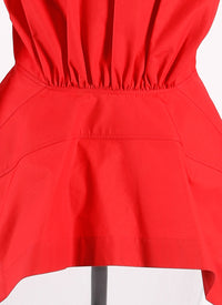 Chemise en popeline - Rubis