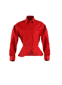 Chemise en popeline - Rubis