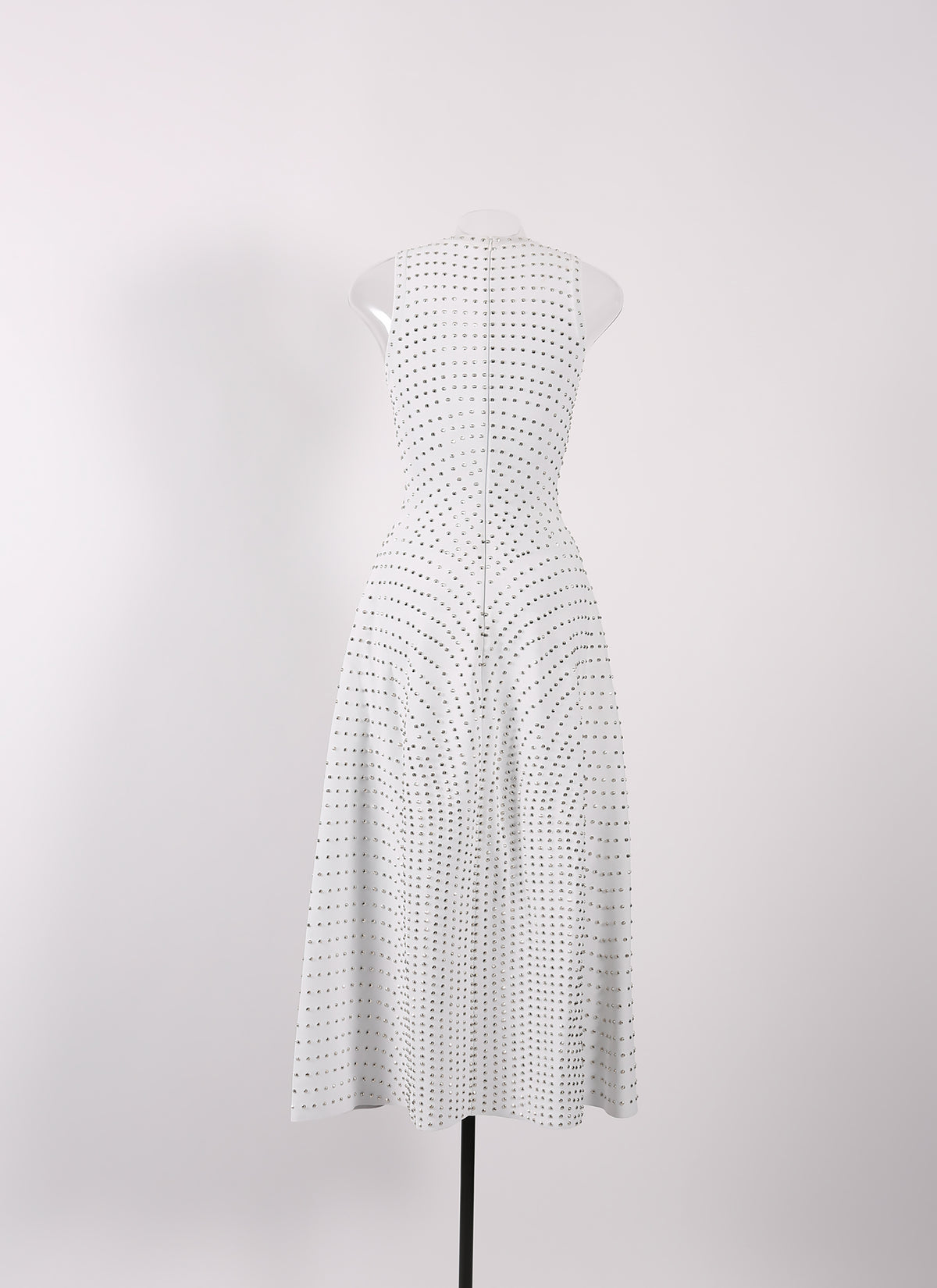 Robe sans manches cloutée Nebuleuse - Blanc Optique