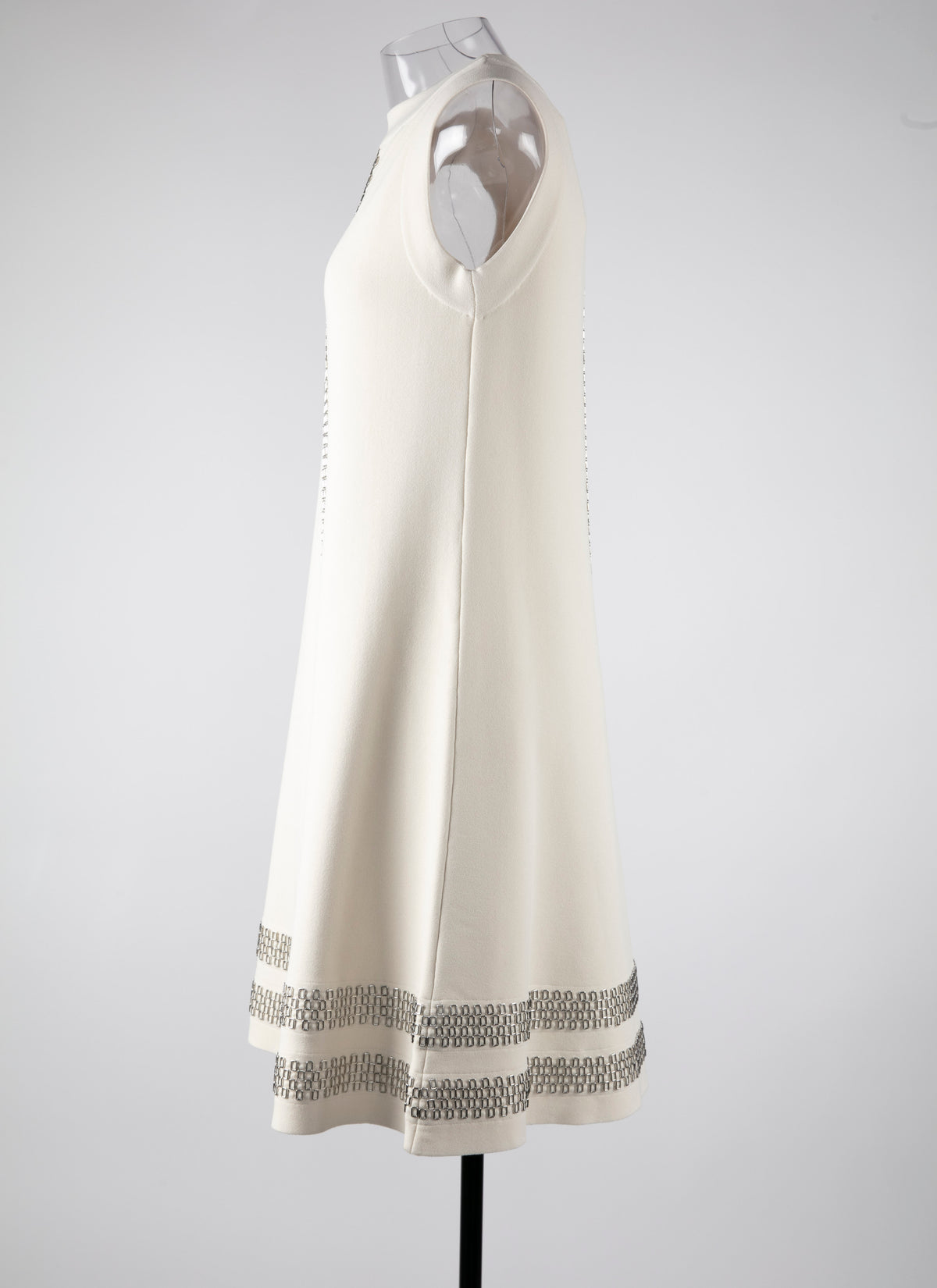 Taboo knitted sleeveless dress - Ecru