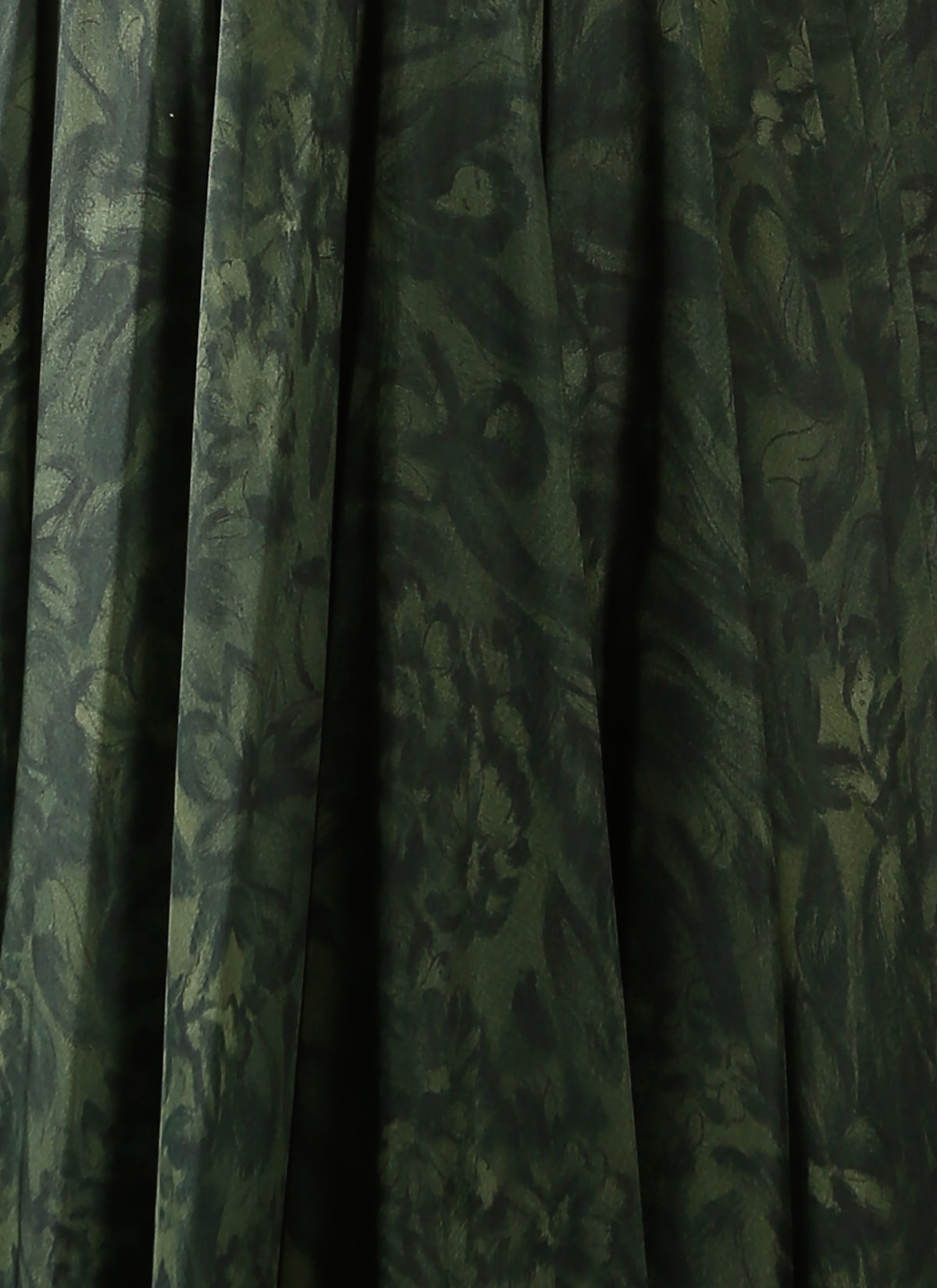 Sleeveless silk floral dress - Fir