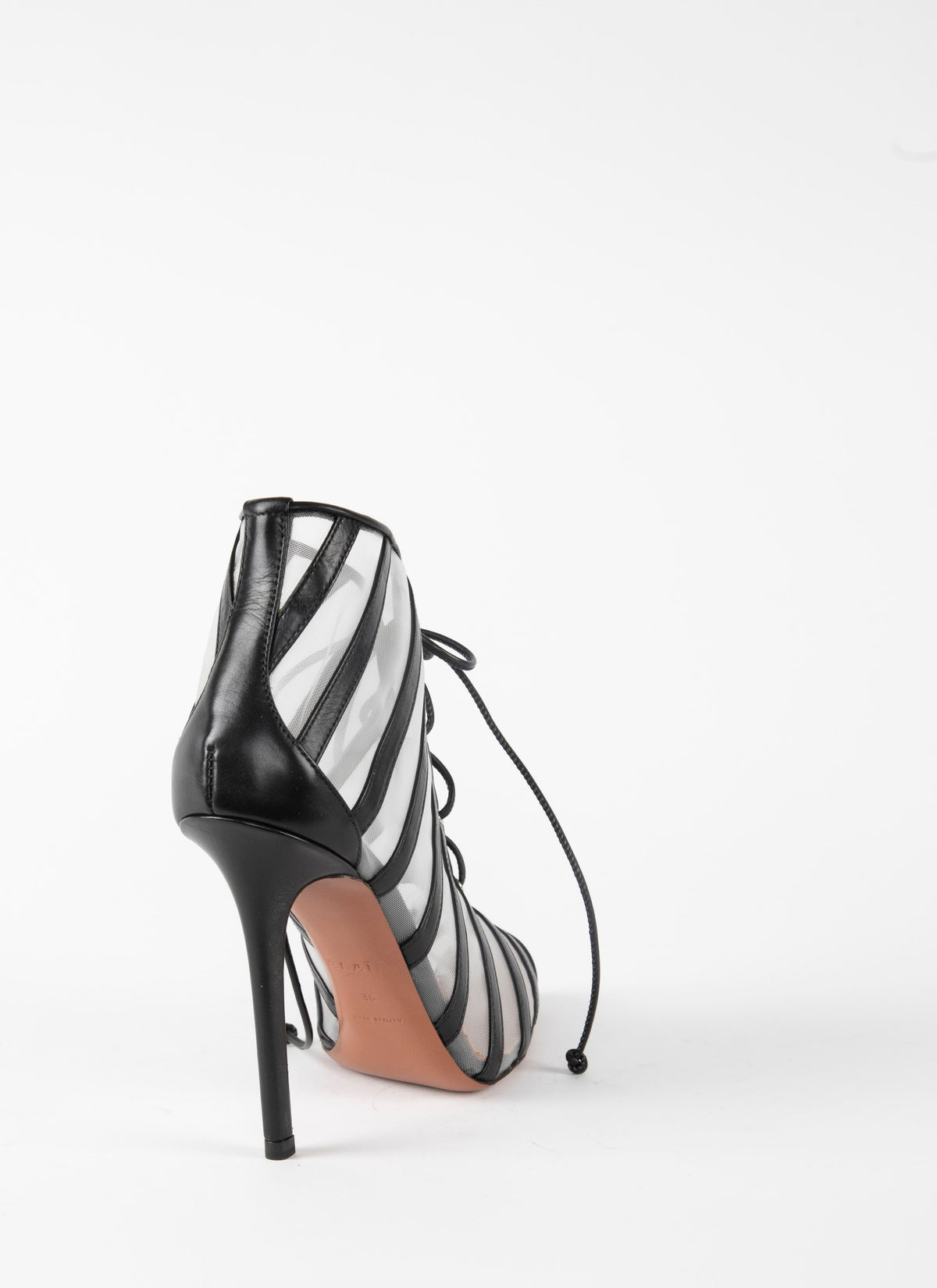 Bottines à bandes - Blanc & Noir