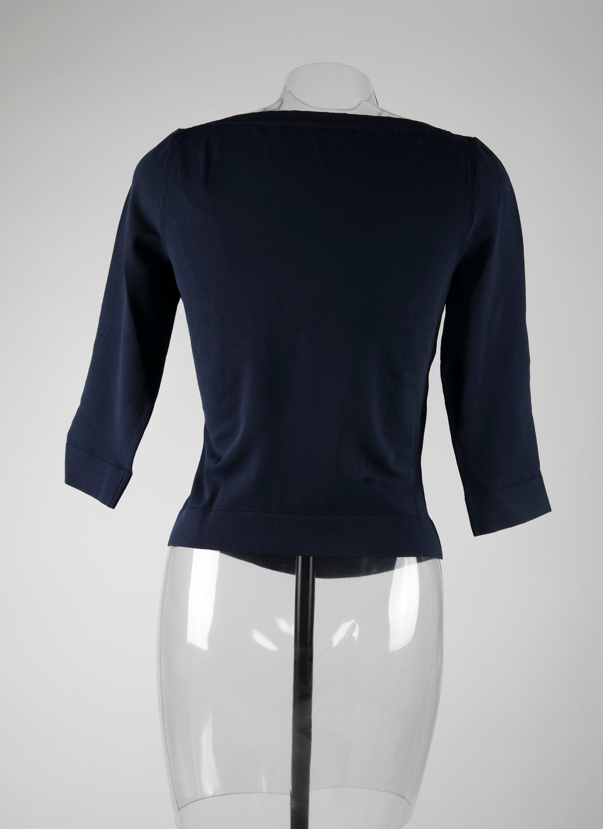 Pull à manches 3/4 en maille - Nuit